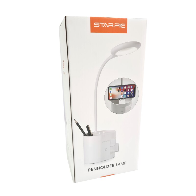 Lámpara De Mesa LED Recargable, Barato, Lapicero, Soporte Móvil,3 Modos De Intensidad, Para Escritorio, Flexible, Con 2 Cajones-0468