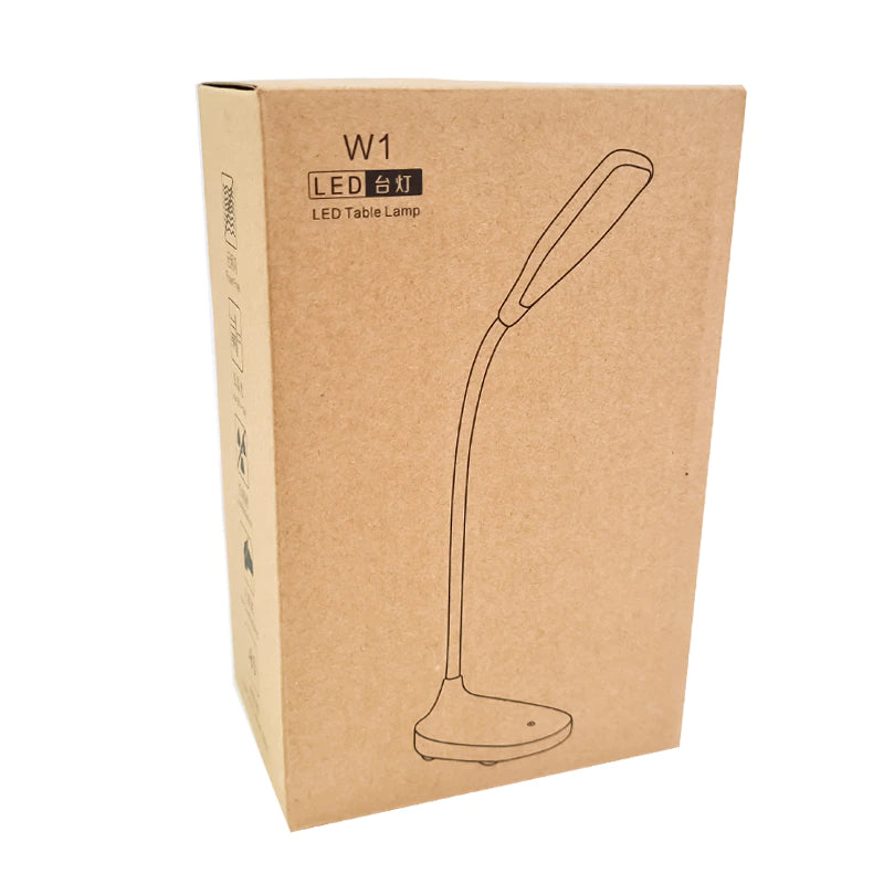 Lámpara De Escritorio LED Recargable, Lámpara Portátil Con 3 Modos De Colores, Brazo Flexible, Intensidad Regulable, Sensor Táctil
