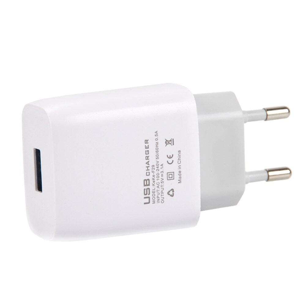 T.REMAX Cargador USB, 2.4A 5V Universal Puertos Corriente Enchufe Móvil de Pared Adaptador Para iPhone iPad Samsung Galaxy Huawei