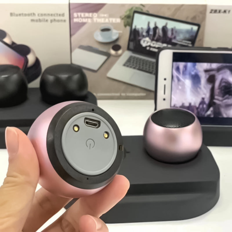Altavoz Bluetooth K1, Mini Altavoz Portátil, Carga Inalámbrica, Para Casa/Escritorio/Al Aire Libre, Mano Libre Para Las Llamadas