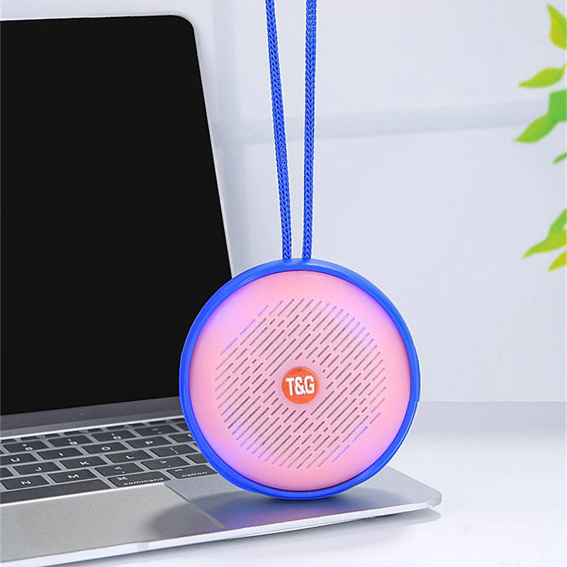 Altavoz bluetooth HIFI portátil, altavoces bluetooth potentes, mini altavoz bluetooth con Radio FM, luz LED, puerto de tarjeta TF