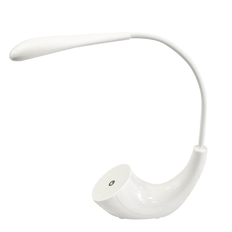 WIND Lámpara De Escritorio LED Recargable, Lámpara Portátil Con 3 Modos De Iluminación, Con Brazo Flexible, Sensor Táctil