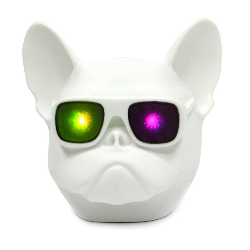 Altavoz Bluetooth 5.0 CH-M16 Con Forma De Bulldog, Altavoz Pequeño, Para Casa/Oficina/Al Aire Libre, Altavoz Con Radio, USB, TF