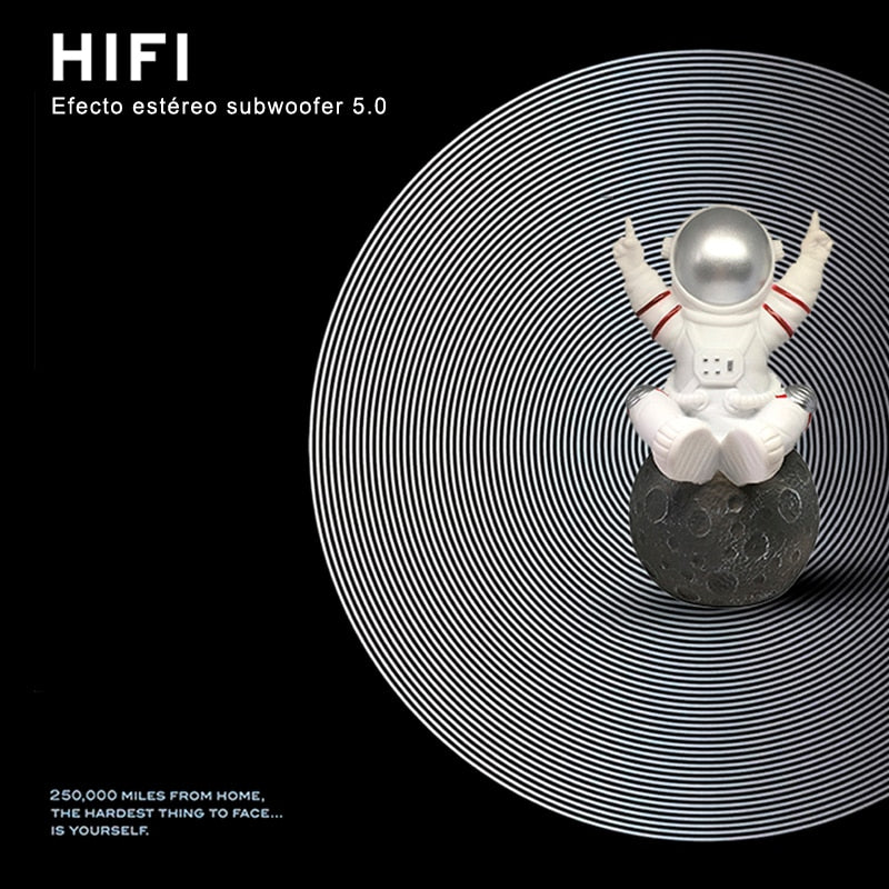 Altavoz Bluetooth Y-388 Inalámbrico Cute Astronaut con Radio FM, para Viaje/Hogar/Oficina, el Altavoz también puede ser un Reproductor de Música con USB/tarjeta TF