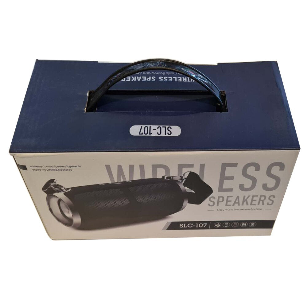 Altavoz inalámbrico portátil con Bluetooth, subwoofer estéreo con Radio FM, puerto de tarjeta TF y USB, subwoofer