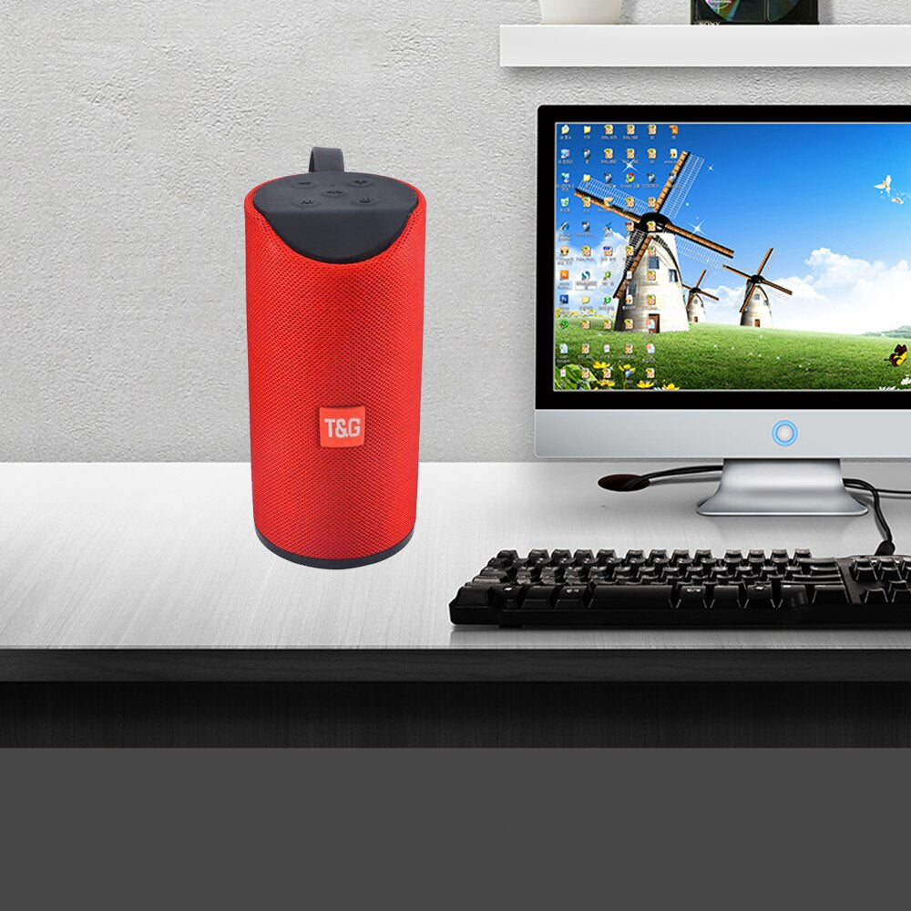 Altavoz PORTATIL Estéreo 3.0+EDR Speaker TG113 Bluetooth Reproductor MP3 FM USB Micro SD