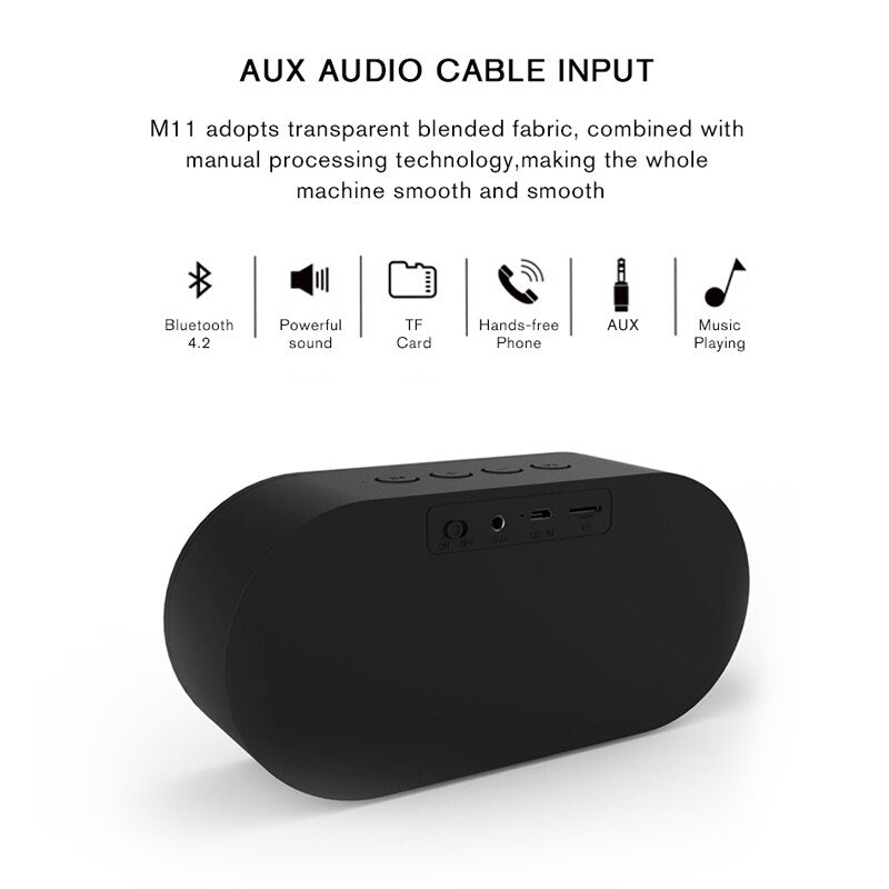Altavoz Bluetooth de REMAX RB-M11, Altavoz Portátil, Mano Libre, AUX, Tarjeta SD, Para Casa/Oficina/Al Aire Libre
