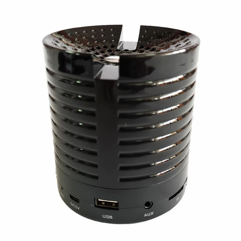 YST-910 Altavoz bluetooth, altavoz pequeño portátil, con cuerda, para casa/oficina/al aire libre, mano libre/radio FM/TF/USB/AUX