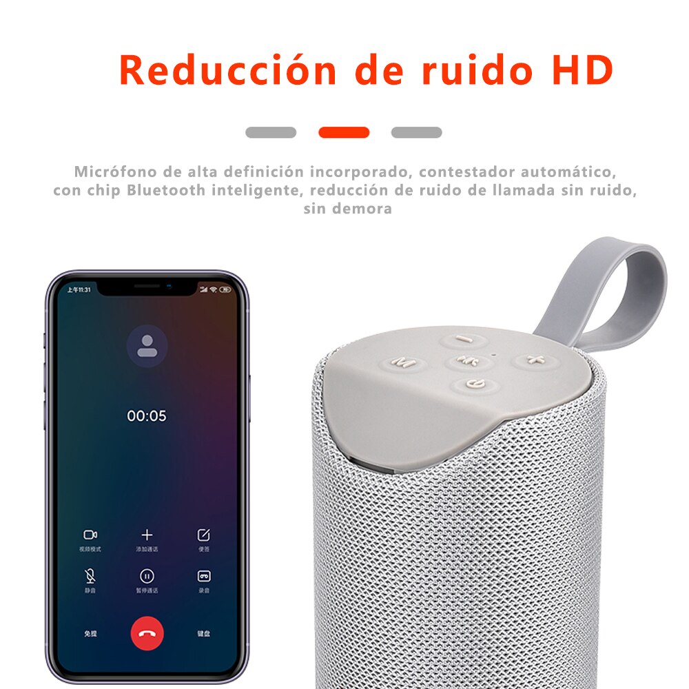Altavoz PORTATIL Estéreo 3.0+EDR Speaker TG113 Bluetooth Reproductor MP3 FM USB Micro SD