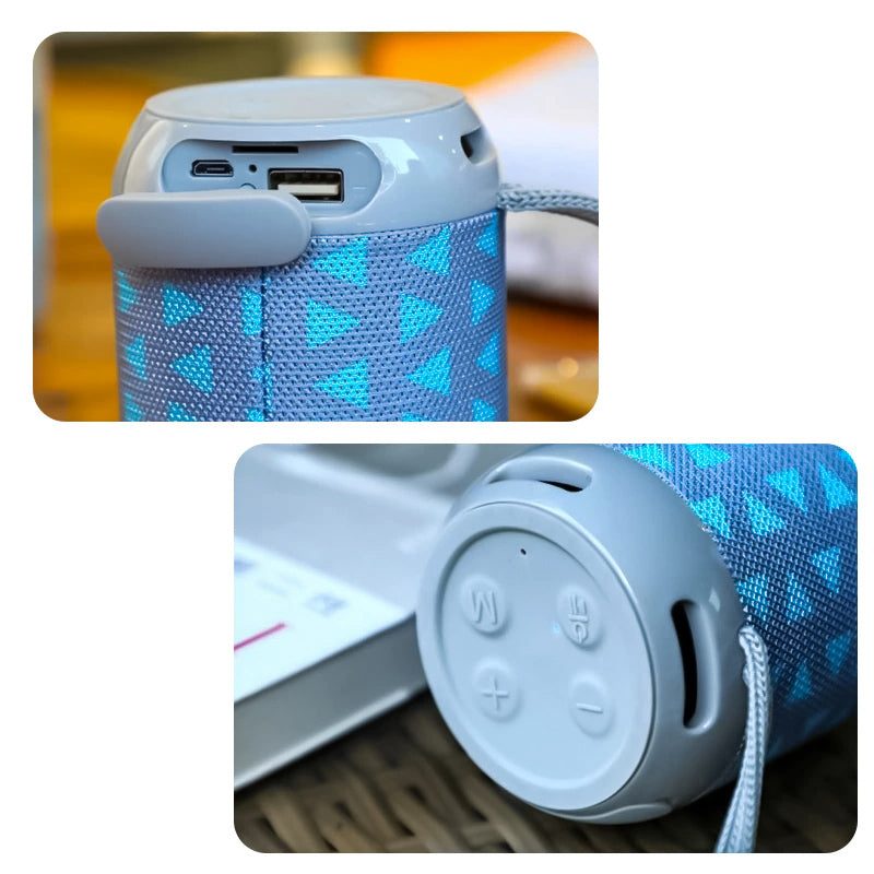 TG-129 Altavoz Bluetooth, Altavoz Portátil Inalámbrico, Para Casa/Oficina/Al Aire Libre, Altavoz Con Radio, Mano Libre, USB, TF