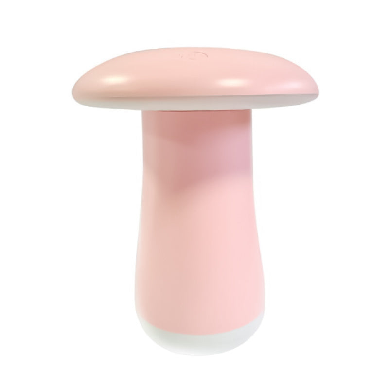 Humidificador de hongo 180ML con mini lámpara y mini ventilador, humidificador ultrasónico portátil con LED de niebla fría de USB