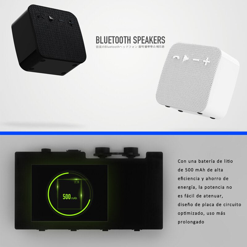 Altavoz Bluetooth de REMAX RB-M18, Mini Altavoz Portátil, Mano Libre Puerto Para AUX, Para Casa/Oficina/Al Aire Libre