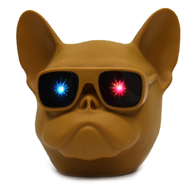 Altavoz Bluetooth 5.0 CH-M16 Con Forma De Bulldog, Altavoz Pequeño, Para Casa/Oficina/Al Aire Libre, Altavoz Con Radio, USB, TF