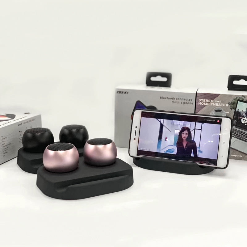 Altavoz Bluetooth K1, Mini Altavoz Portátil, Carga Inalámbrica, Para Casa/Escritorio/Al Aire Libre, Mano Libre Para Las Llamadas