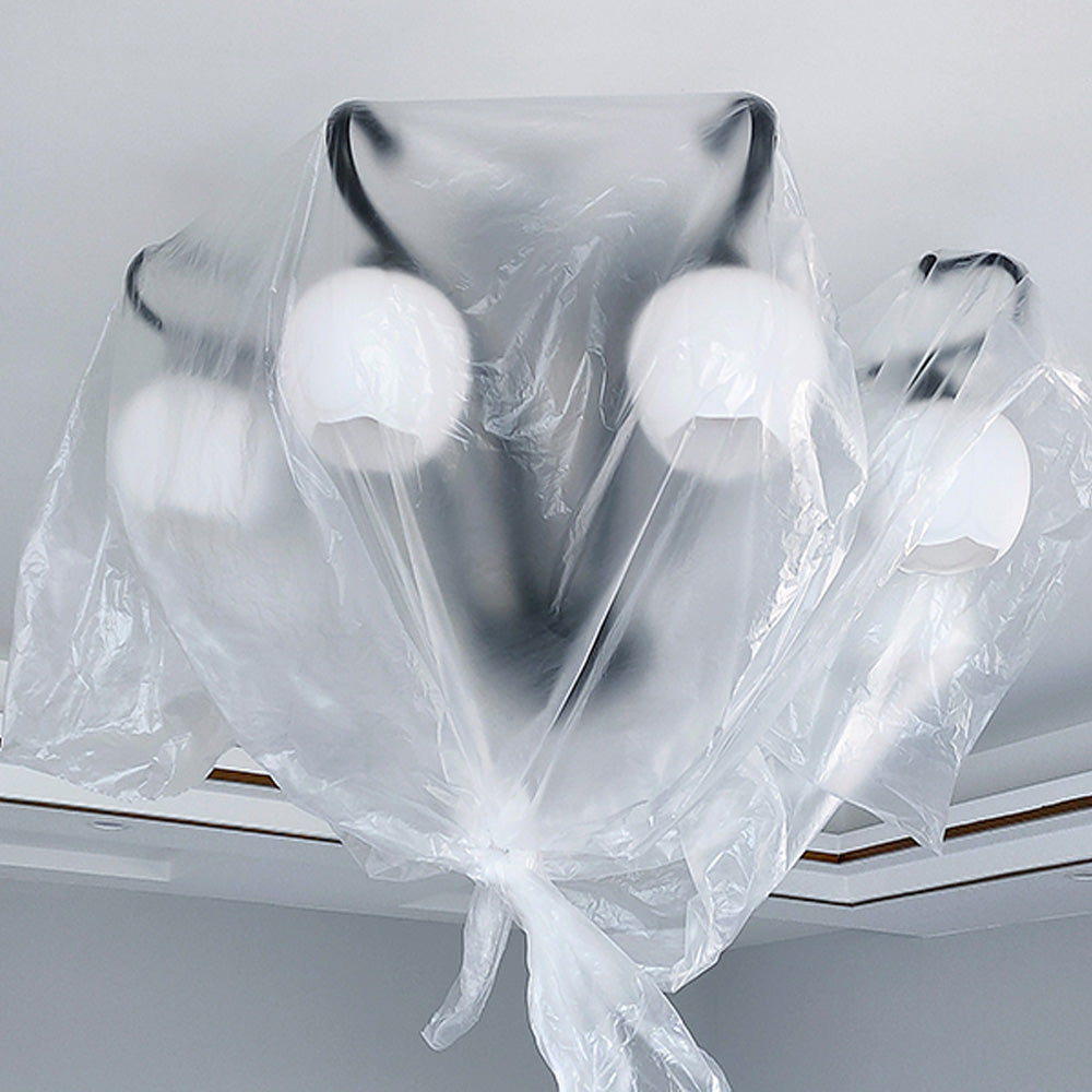 HUSL SALVALLUVIA CUBRETODO PLÁSTICO ESTÁNDAR, FUERTE PAÑO IMPERMEABLE, PROTECTOR PARA CUBRIR MUEBLES, PARA TAREAS DE PINTURA