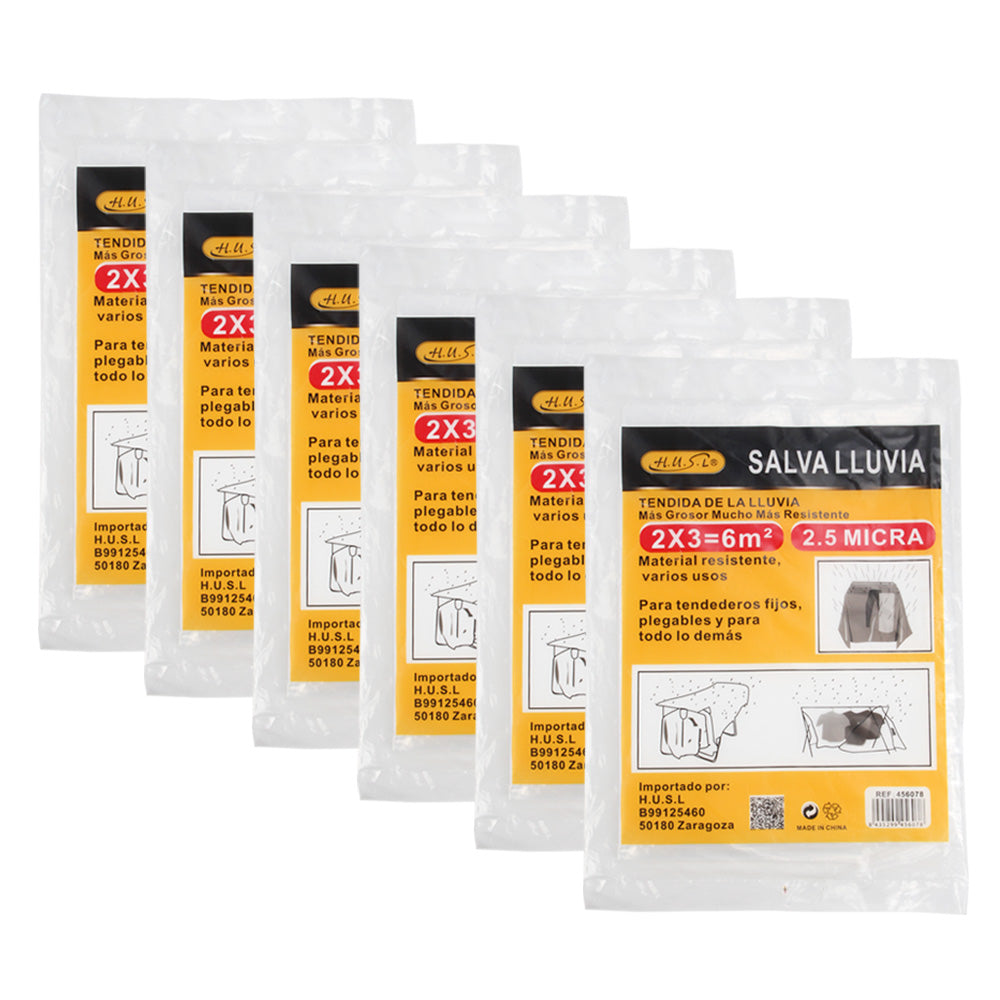 HUSL SALVALLUVIA CUBRETODO PLÁSTICO ESTÁNDAR, FUERTE PAÑO IMPERMEABLE, PROTECTOR PARA CUBRIR MUEBLES, PARA TAREAS DE PINTURA