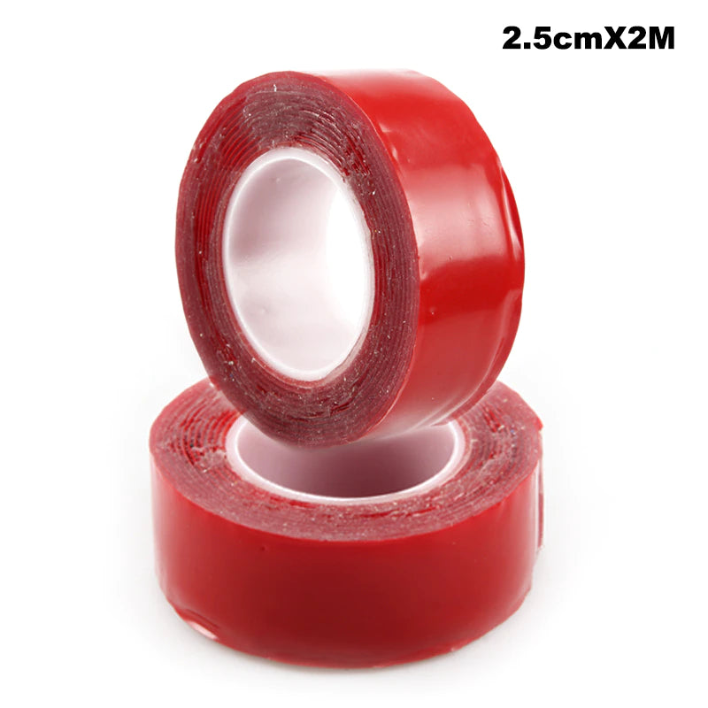 2 PACKS Cinta De Doble Cara Extrafuerte, Lavable Multifunción, Adhesivo Fuerte para Fijación De Fotos, Pósteres, Alfombras