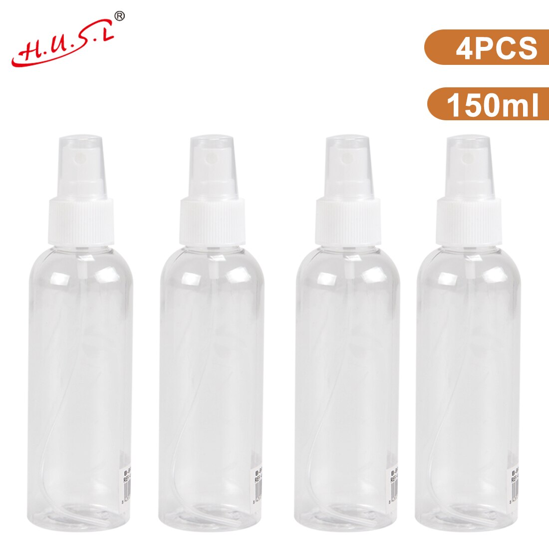 Botes Viaje Transparente Plástico Botella Vacía de Spray, Atomizador Perfume Pequeño Frasco Vacío, Frascos para Perfume con Tapa, Viajes de Negocios, Maquillaje, Limpieza