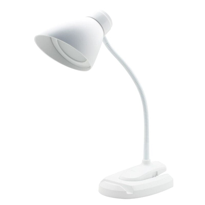 REMAX RT-E500 Lámpara LED Con Pinza, Con Soporte Para La mesa, Recargable Por USB, Con Protección Ocular, Brillo Ajustable, Flexible