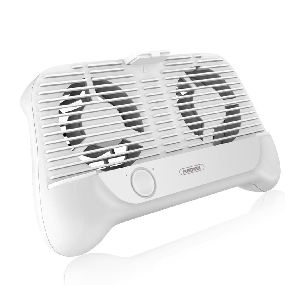 REMAX RT-EM01 Almohadilla de Refrigeración para Móvil, Ventilador con Batería Recargable de 2000mAh,Refrigeración para Juegos