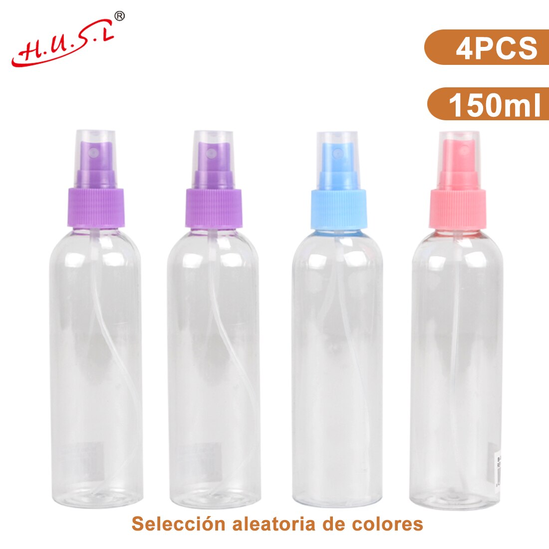 Botes Viaje Transparente Plástico Botella Vacía de Spray, Atomizador Perfume Pequeño Frasco Vacío, Frascos para Perfume con Tapa, Viajes de Negocios, Maquillaje, Limpieza