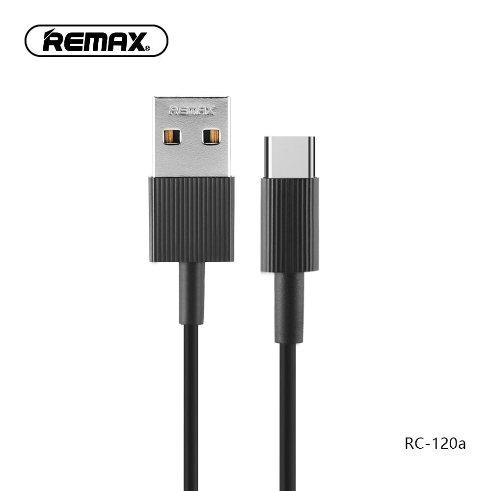 REMAX RC-120a Cable USB Corto y Resistente 2.1A de Tipo-C, Cable para Carga de Teléfono Móvil o Pasar Datos,30cm