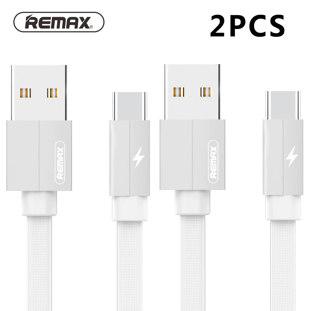 REMAX RC-094a Cable de 2 Metros de USB a Tipo-C, Cable para Cargar Teléfono Móvil o Pasar Datos, 2.1A,200cm-2UND