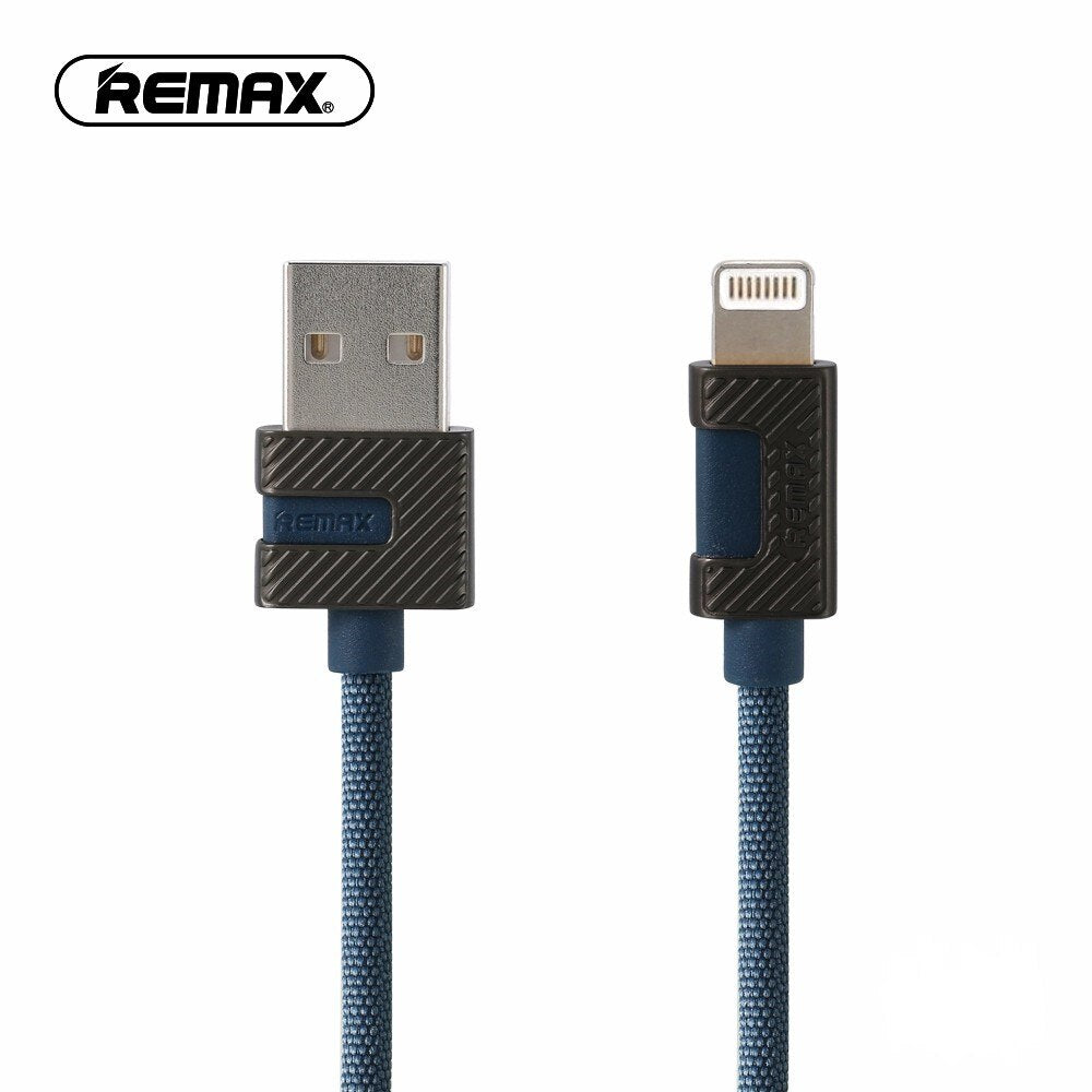 REMAX RC-089i Cable de Carga Resistente 2.4A USB a Lightning(iPhone),Cable para Carga de Teléfono Móvil o Pasar Datos, 100cm