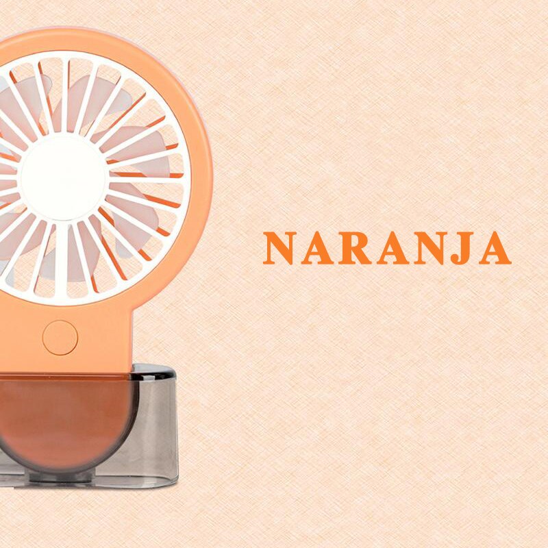 Mini Ventilador De Bolsillo Portátil,3 Modos De Velocidad Para Viajes En Aire Libre, Recargable Con Cable Micro USB