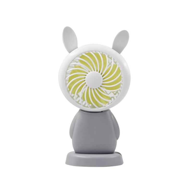 Mini Ventilador Portátil, Con Base Para Sobre Mesa, Ligero Para Viajes En Aire Libre, Recargable Con Cable USB