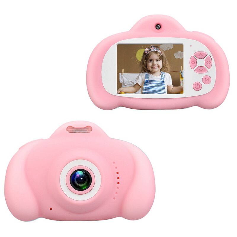 Mini Cámara Digital para Niños, Cámara con Luz LED para Tomar Foto o Grabar Videos, con Cámara Selfie, Juguete Educativo para Niños