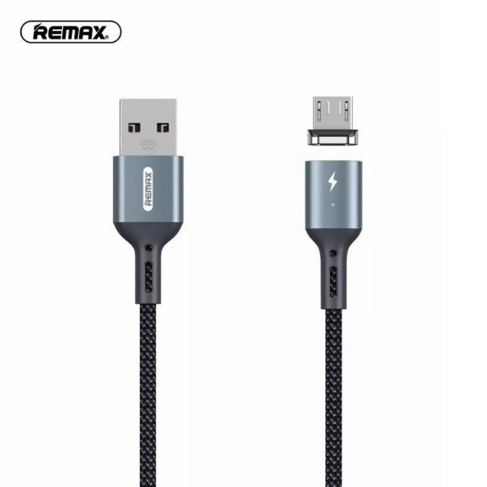 REMAX RC-156 Cable Magnético 3.0A USB a iPhone/Tipo C/Micro USB, con luz LED para Carga Rápida de Móvil o Pasar Datos