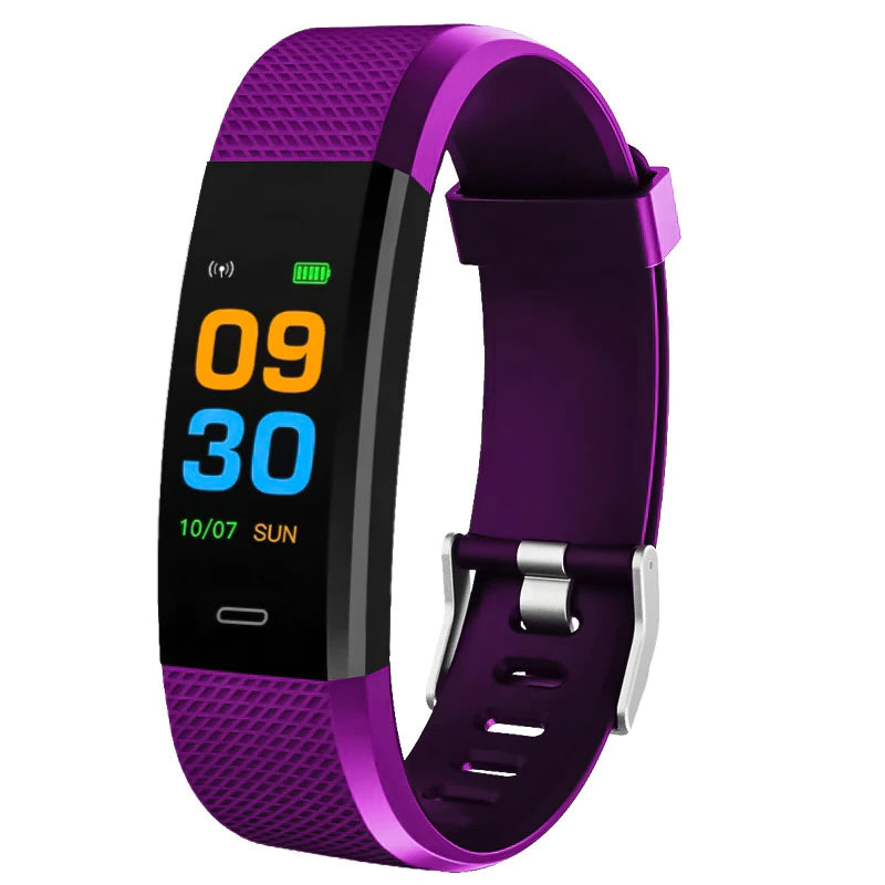 SW03 Reloj Inteligente para Hombre Mujer y Niños, Pulseras de Actividad con Notificaciones, Bluetooth, Botón Táctil