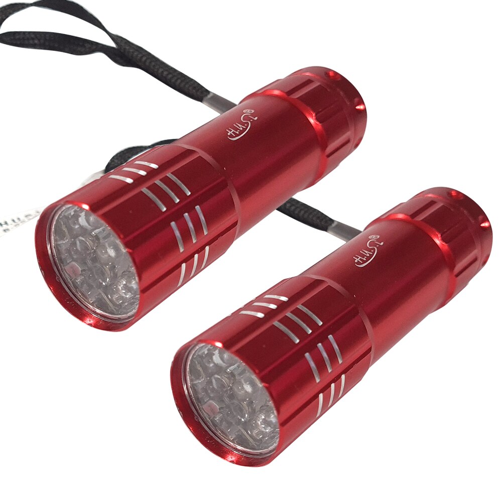 HUSL Linterna LED Alta Potencia de Táctica, Mini Antorcha de Mano con Cuerda, Luz para Ciclismo/ Montañismo/ Camping/ Senderismo/ Emergencia, Con Pilas AAA Incluidas Linterna Portátil (2 PACK)