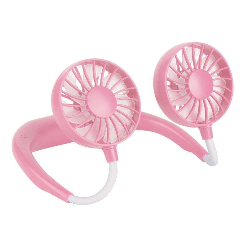 Ventilador Personal Portátil, Mini Ventilador de Manos Libres Mini Ventilador USB Recargable Ventilador de Banda para el Cuello