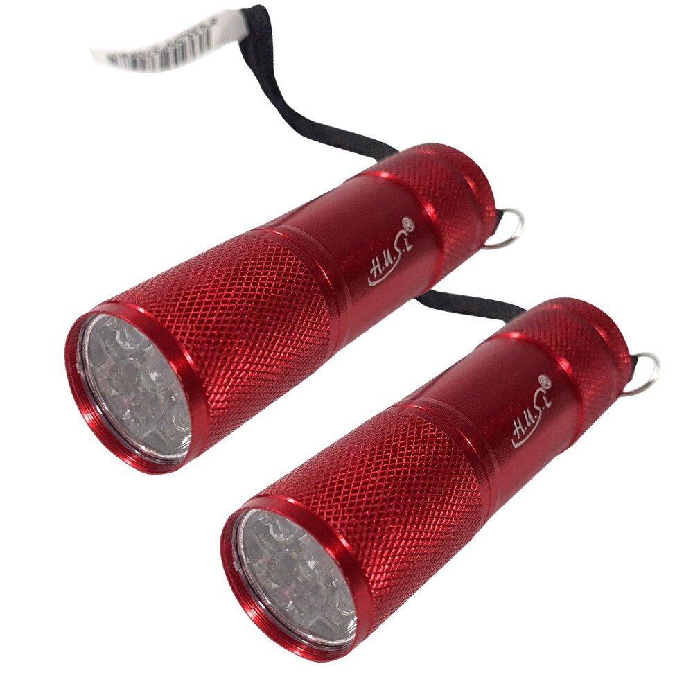 HUSL Linterna LED Alta Potencia de Táctica, Mini Antorcha de Mano con cuerda, Luz para Ciclismo/ Montañismo/ Camping/ Senderismo/ Emergencia, Con Pilas AAA Incluidas Linterna Portátil (2 PACK)