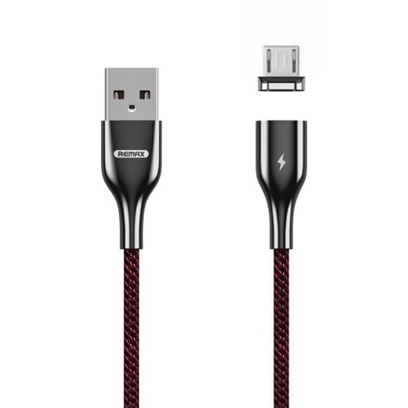 REMAX RC-158 Cable Magnético 3.0A USB a iPhone/Tipo C/Micro USB, con luz LED para Carga Rápida de Móvil o Pasar Datos
