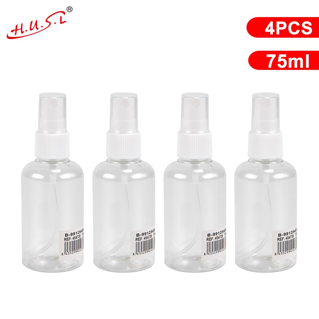 Botes Viaje Transparente Plástico Botella Vacía de Spray, Atomizador Perfume Pequeño Frasco Vacío, Frascos para Perfume con Tapa, Viajes de Negocios, Maquillaje, Limpieza