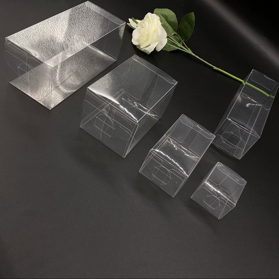 Set de Cajas Transparentes de Regalo