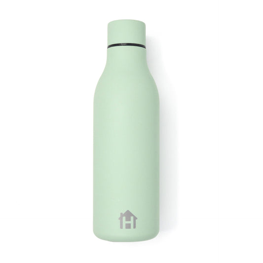 HOME UNIVERSAL | BOTELLA TERMO 550ML | TACTO SEDA (VERDE MENTA)