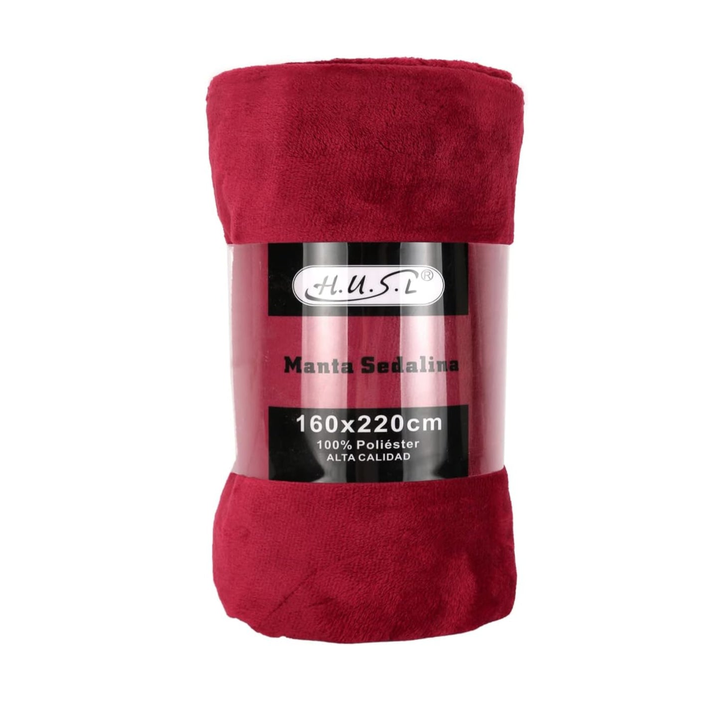 Home UNIVERSAL | Manta Terciopelo Extrasuave 100% Poliéster (GRANATE)