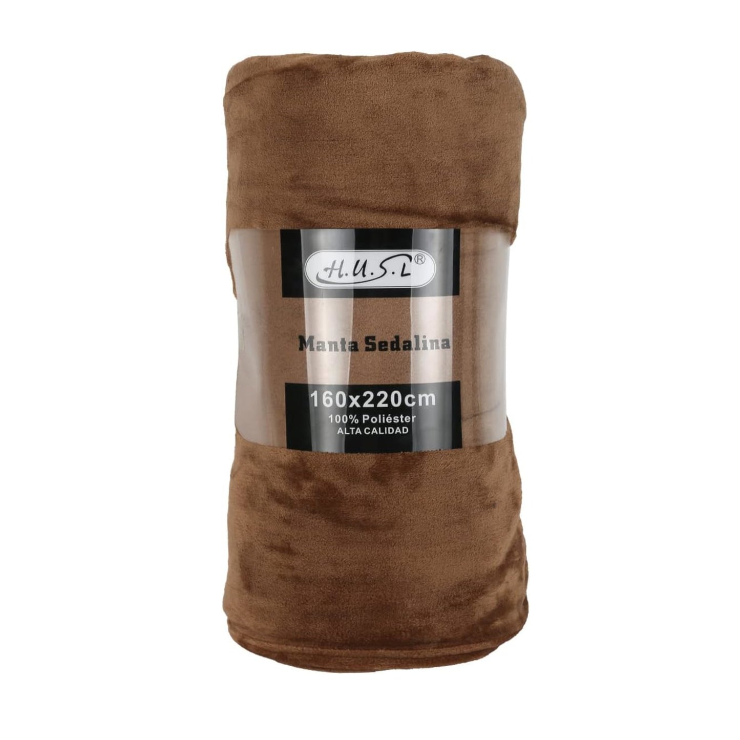 Home UNIVERSAL | Manta Terciopelo Extrasuave 100% Poliéster (MARRON)