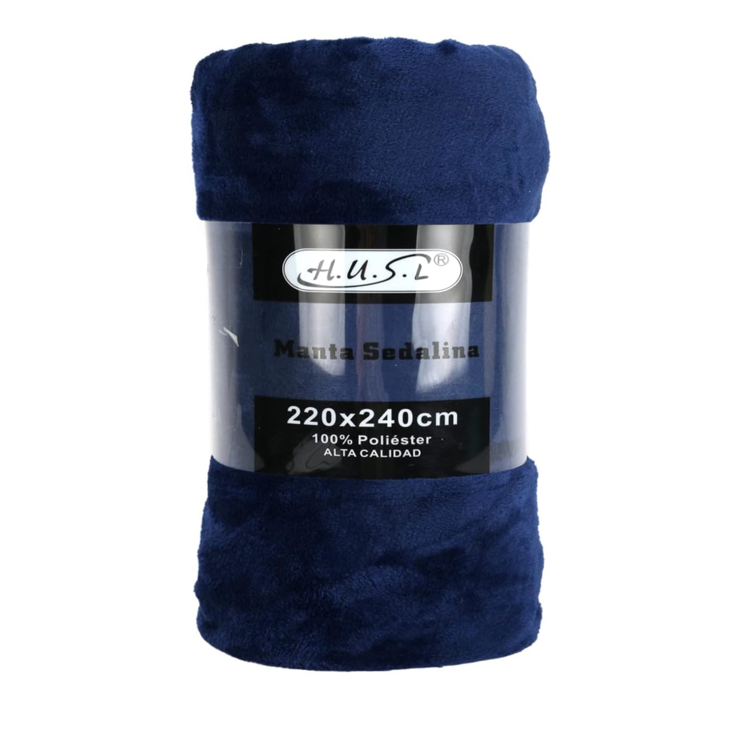 Home UNIVERSAL | Manta Terciopelo Extrasuave 100% Poliéster (AZUL)