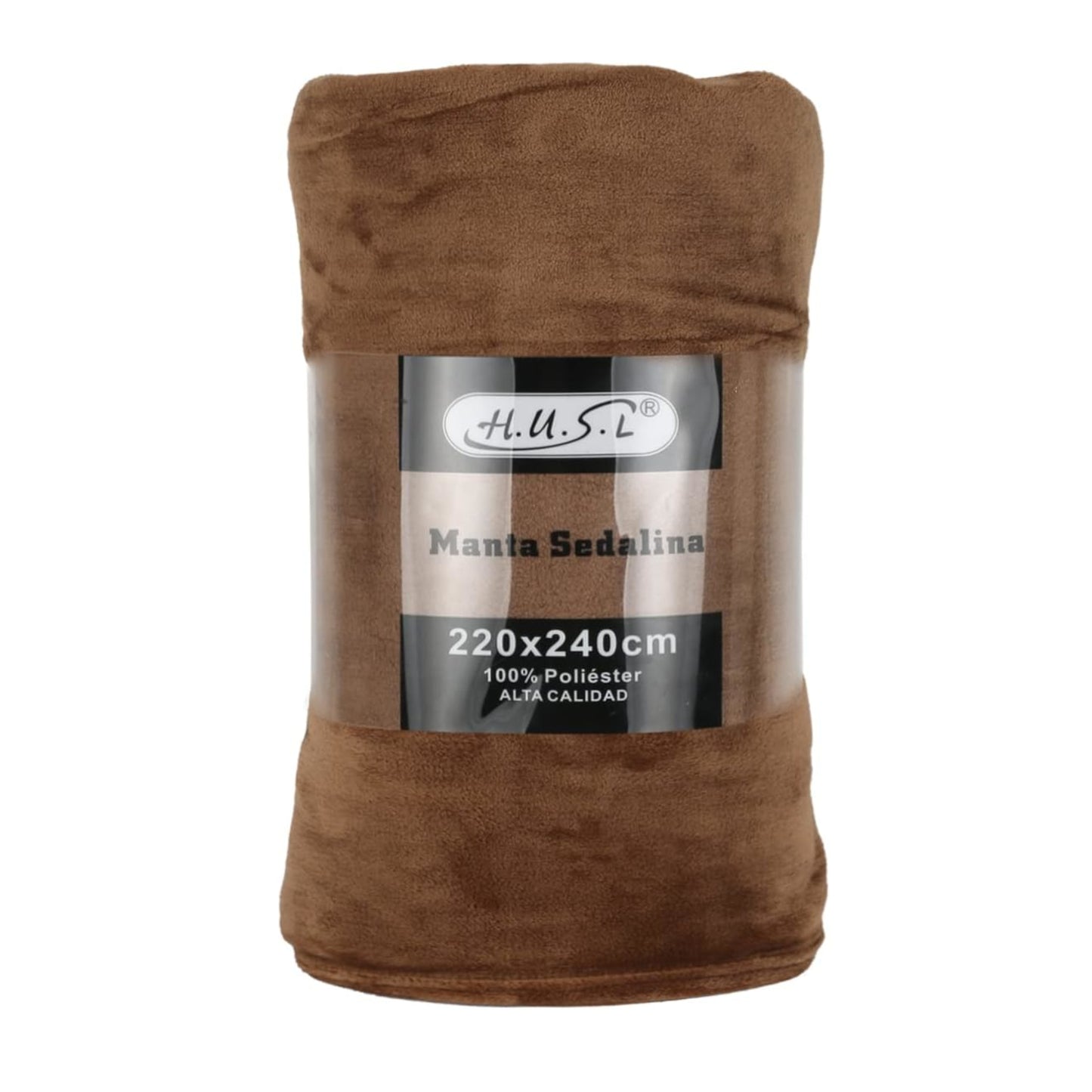 Home UNIVERSAL | Manta Terciopelo Extrasuave 100% Poliéster (MARRON)