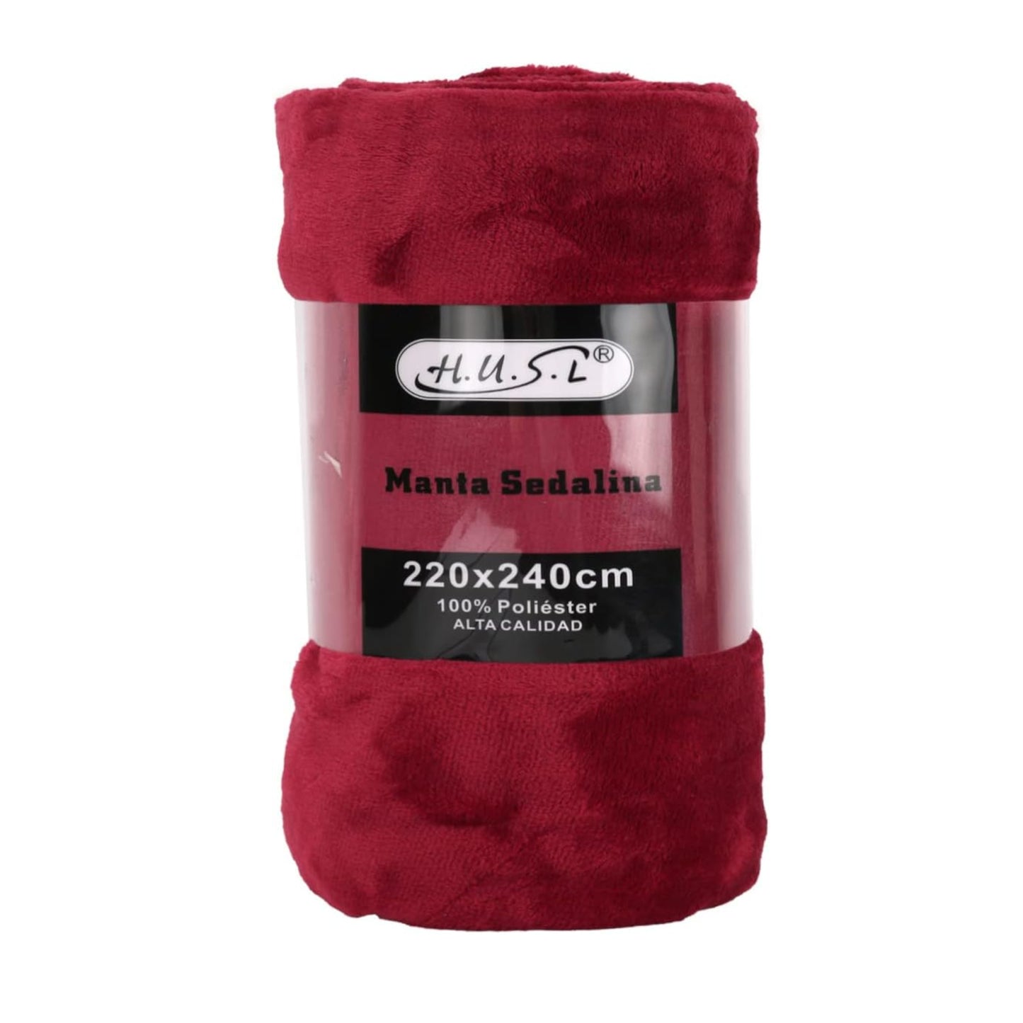 Home UNIVERSAL | Manta Terciopelo Extrasuave 100% Poliéster (GRANATE)