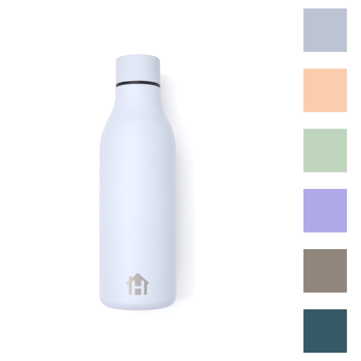 HOME UNIVERSAL | BOTELLA TERMO 550ML | TACTO SEDA (AZUL PALO)