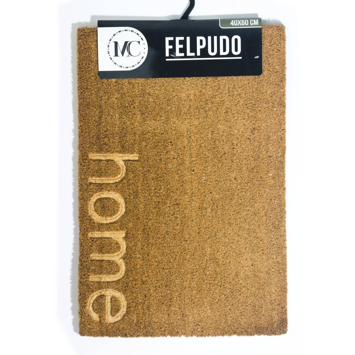 HOME UNIVERSAL | Felpudos de Fibra de Coco con Base Antideslizante 60x40x1.5CM (HOME)