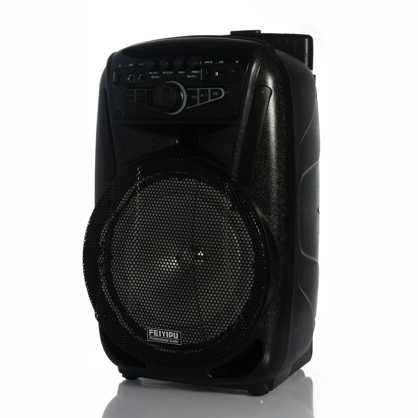 Altavoz 300W con Batería Recargable, Microfono Wireless, Hi-Fi, Compatible con BLUETOOTH, USB-A, Micro-SD.