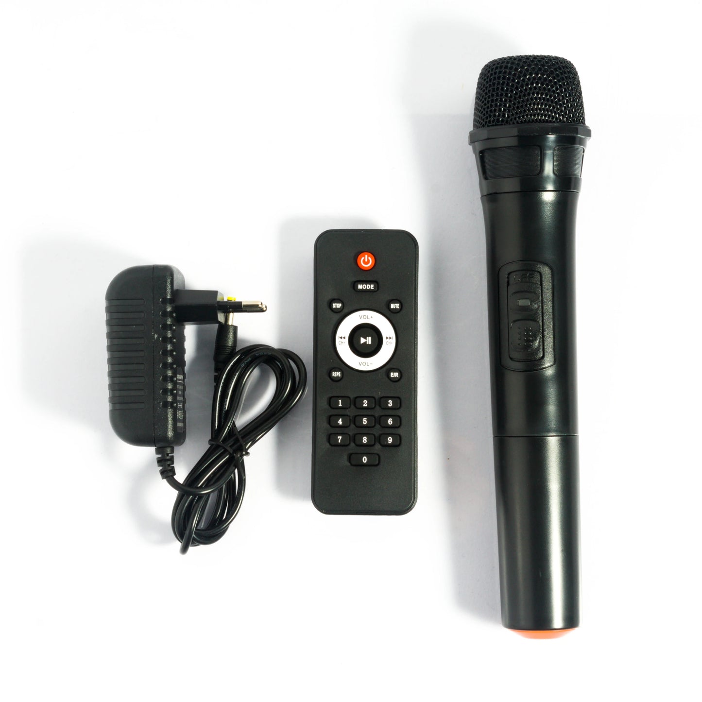 Altavoz 300W con Batería Recargable, Microfono Wireless, Impedancia 4Ohm, Compatible con BLUETOOTH, USB-A, Micro-SD.
