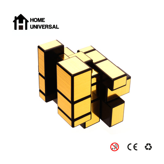Home UNIVERSAL | Cubo Rompecabezas (Dorado)